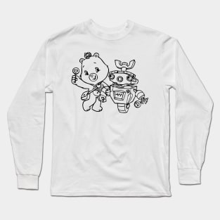 with robots Long Sleeve T-Shirt